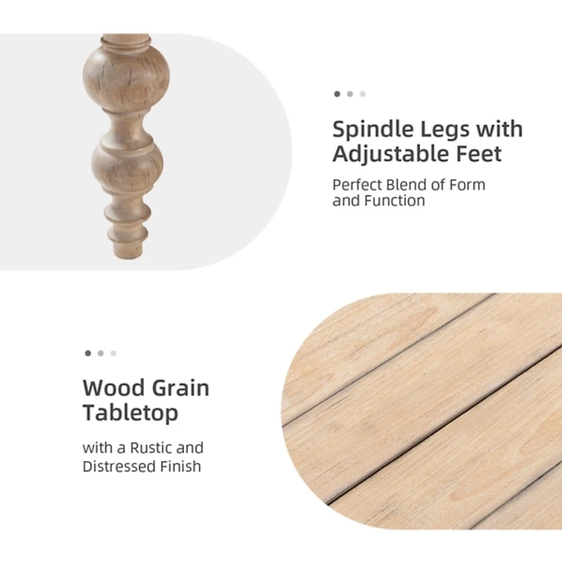 Natural Farmhouse Angelica Coffee Table