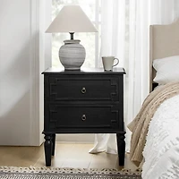 Charcoal 2-Drawer Augustus Nightstand