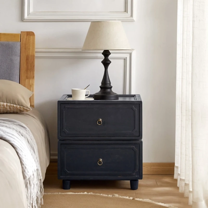 2-Drawer Nicola Nightstand