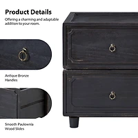 2-Drawer Nicola Nightstand