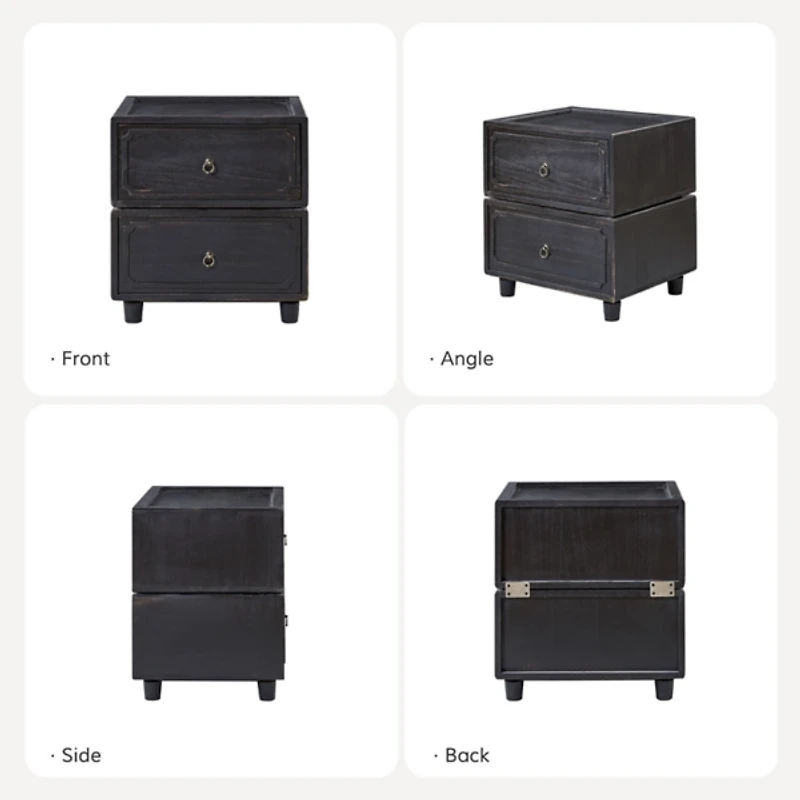 2-Drawer Nicola Nightstand