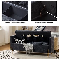 Velvet Arrigo Storage Bench