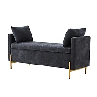 Velvet Arrigo Storage Bench