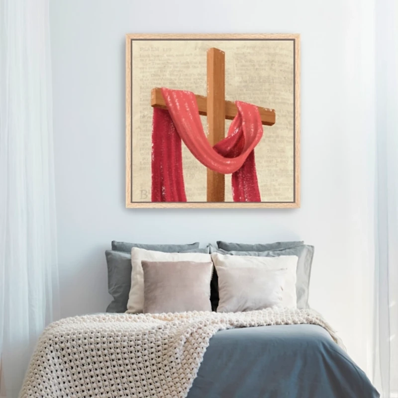 Holy Cross Framed Canvas Art Print, 40x40