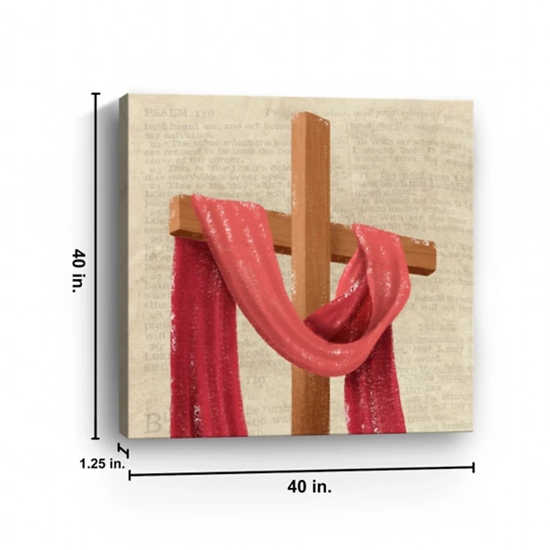 Holy Cross Canvas Art Print, 40x40