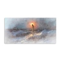 Christ Walking on Water Canvas Art Print, 60x30