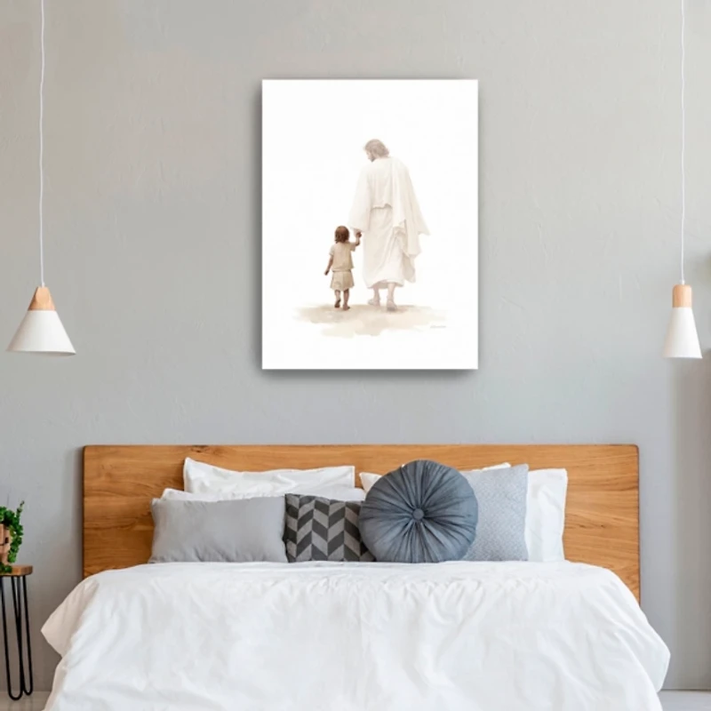 Faith to Walk with Jesus Canvas Art Print