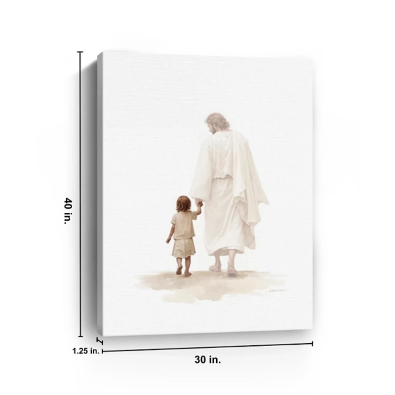 Faith to Walk with Jesus Canvas Art Print