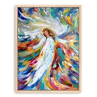 Angel Bright Framed Canvas Art Print