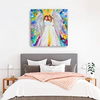 Angel Hugs Canvas Art Print