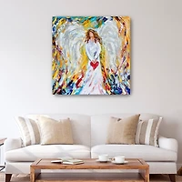 Angel of My Heart Canvas Art Print