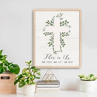 This is Us Cross Canvas Wall Plaque