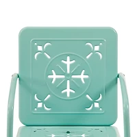 Aqua Retro Azalea Outdoor Chairs, Set of 2