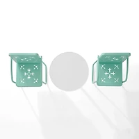 Aqua Retro Azalea 3-pc. Outdoor Bistro Set