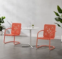 Retro Azalea 3-pc. Outdoor Bistro Set