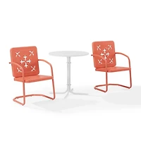 Retro Azalea 3-pc. Outdoor Bistro Set