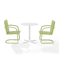 Lime Retro Azalea 3-pc. Outdoor Bistro Set