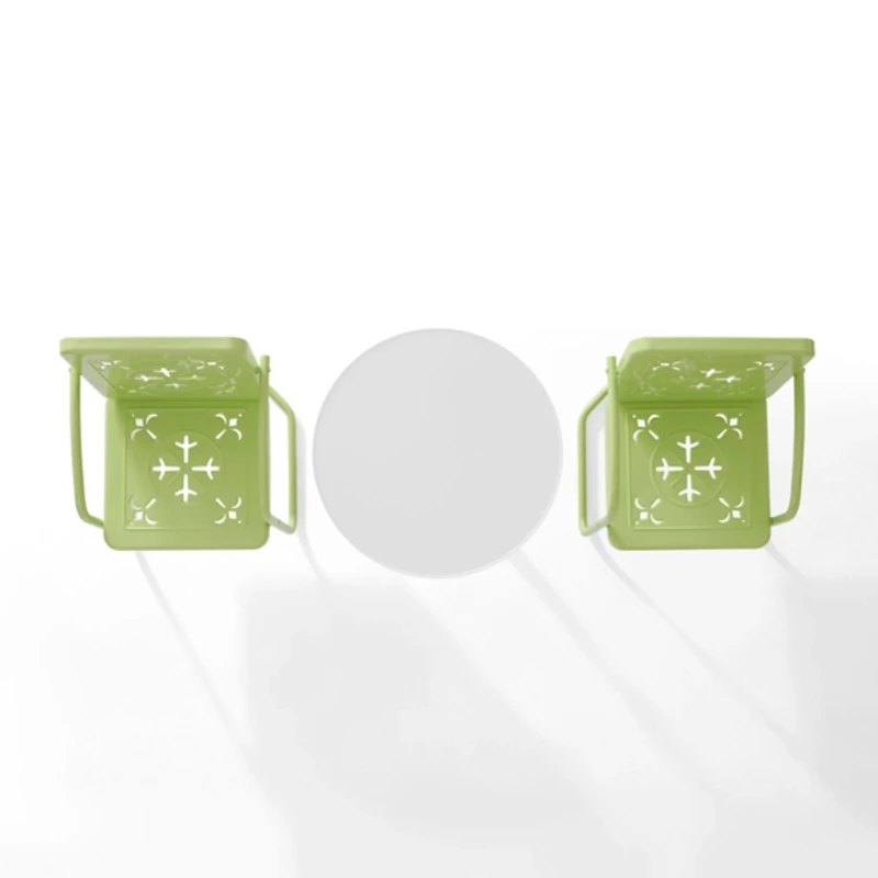 Lime Retro Azalea 3-pc. Outdoor Bistro Set