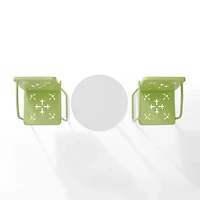 Lime Retro Azalea 3-pc. Outdoor Bistro Set