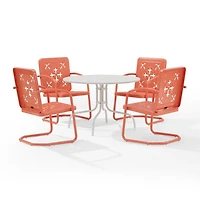 Retro Azalea 5-pc. Outdoor Dining Set