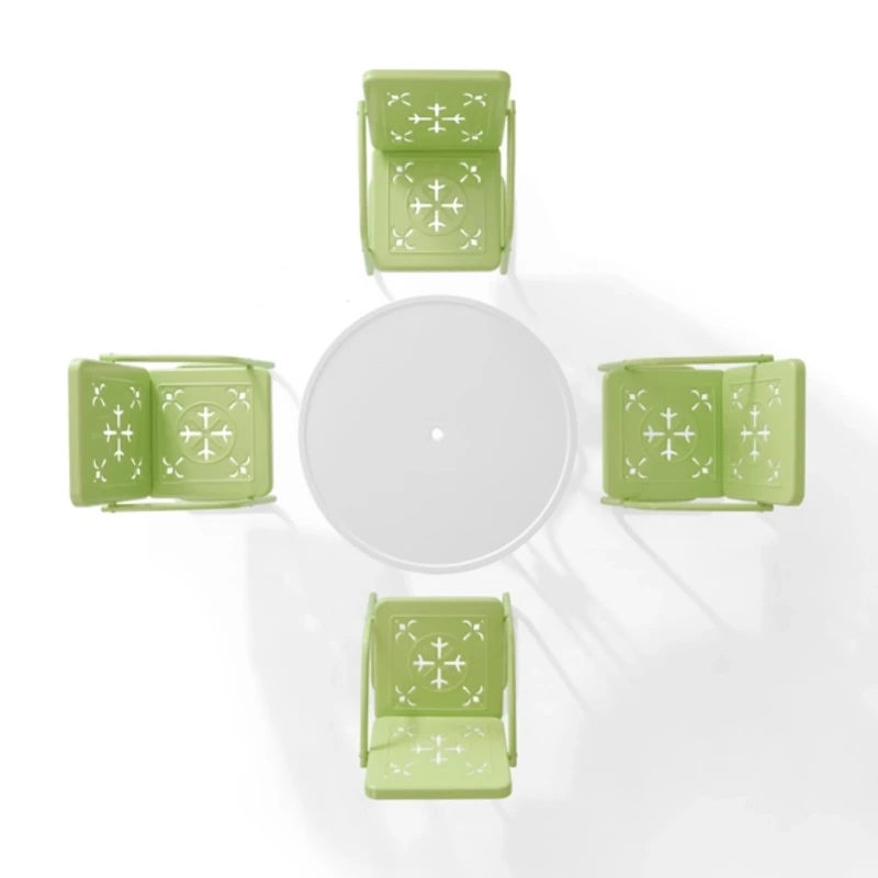Lime Retro Azalea 5-pc. Outdoor Dining Set