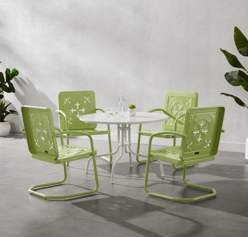 Lime Retro Azalea 5-pc. Outdoor Dining Set