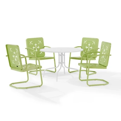 Lime Retro Azalea 5-pc. Outdoor Dining Set
