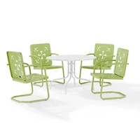 Lime Retro Azalea 5-pc. Outdoor Dining Set