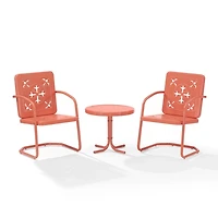 Retro Azalea 3-pc. Outdoor Conversation Set