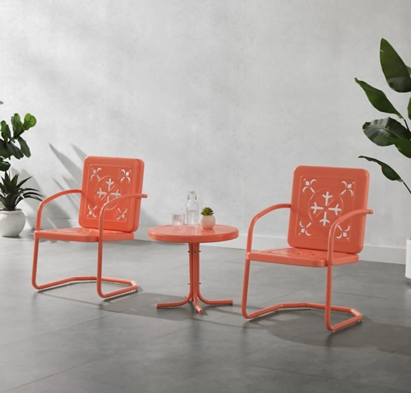 Retro Azalea 3-pc. Outdoor Conversation Set