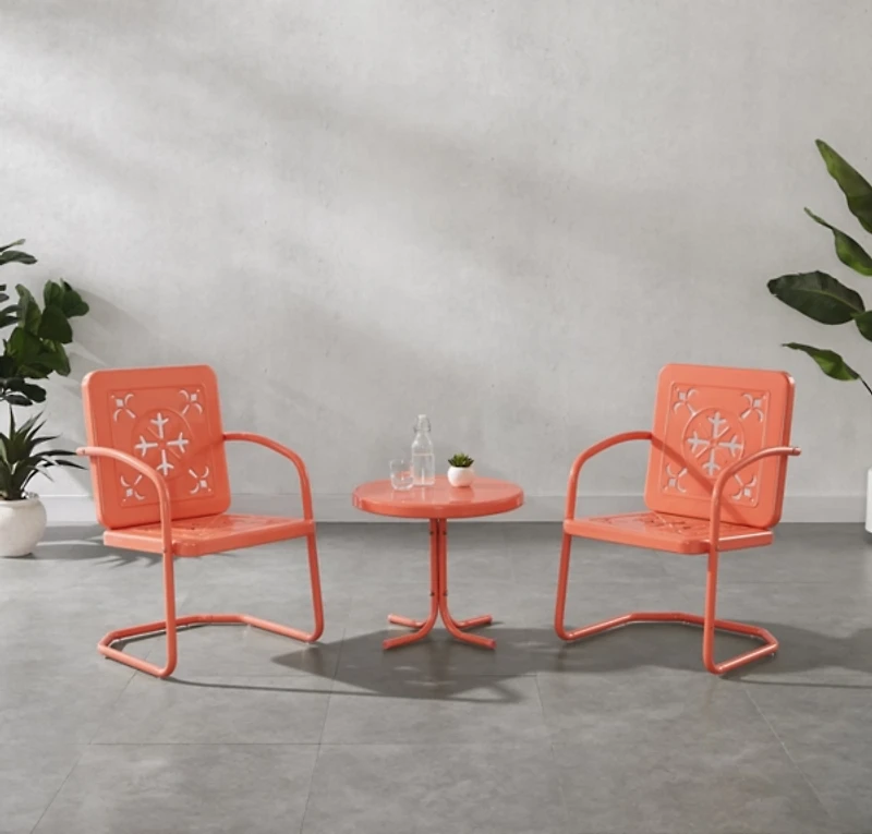 Retro Azalea 3-pc. Outdoor Conversation Set