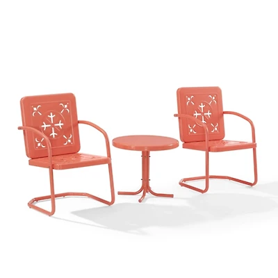 Retro Azalea 3-pc. Outdoor Conversation Set