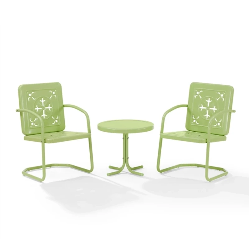 Lime Retro Azalea 3-pc. Outdoor Conversation Set