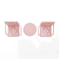 Pink Retro Azalea 3-pc. Outdoor Conversation Set