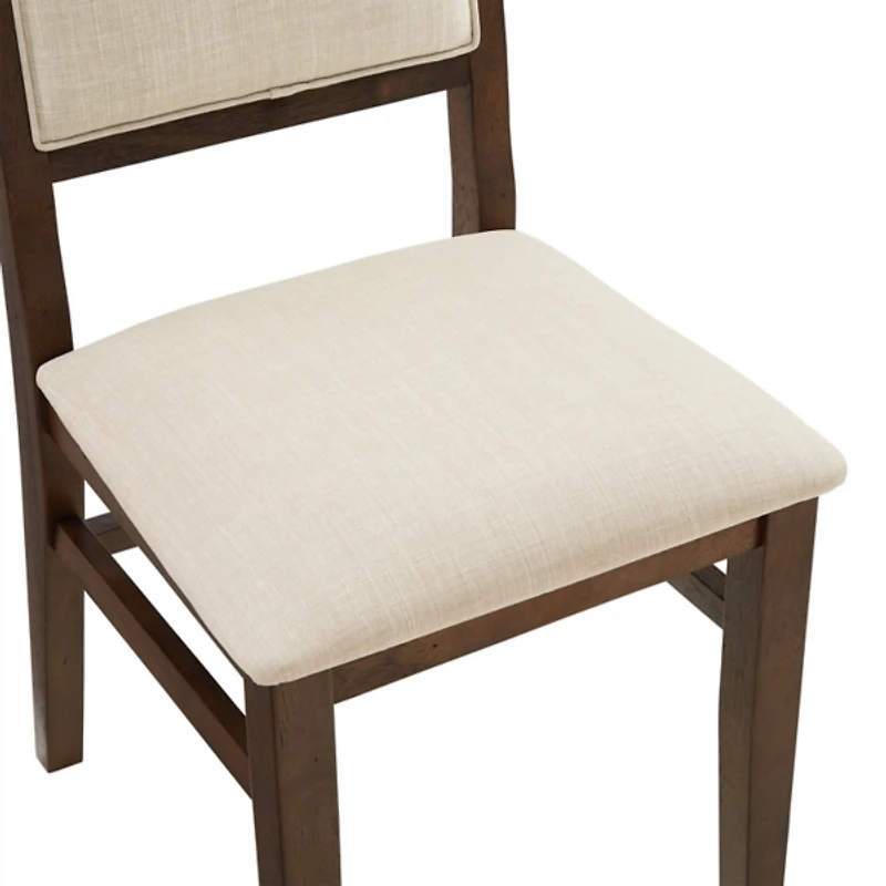 Cream Upholstered Joanna Dining Chairs, Set of 2
