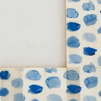 Blue Bone Spots Picture Frame, 4x6