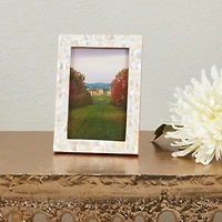 Natural Shine Mother of Pearl Picture Frame, 4x6