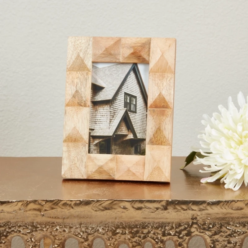 Studded Wood Picture Frame, 4x6