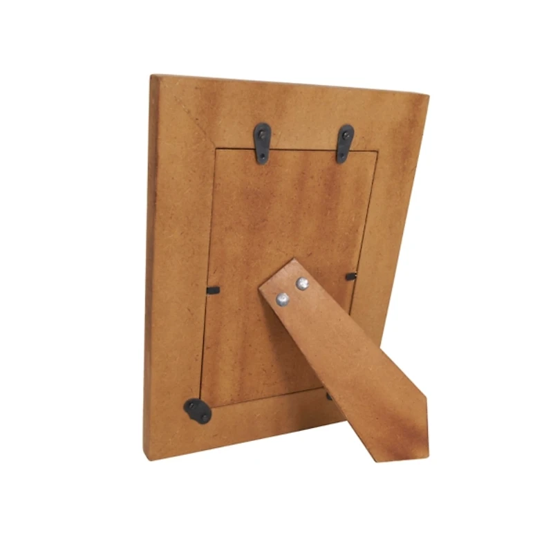 Blue Wood & Bone Picture Frame