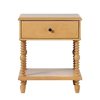 Natural Spindle Vivienne Nightstand