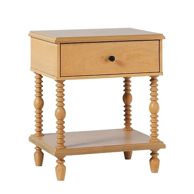 Natural Spindle Vivienne Nightstand
