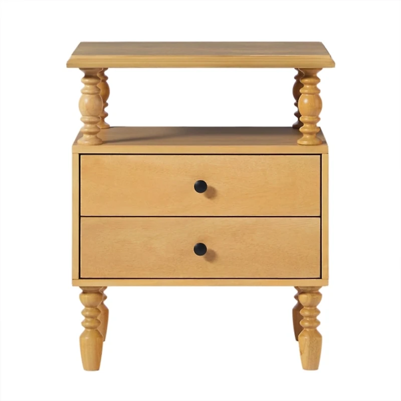 Natural 2-Drawer Vivienne Nightstand