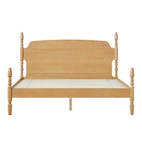 Natural Spindle Wood Vivienne King Bed