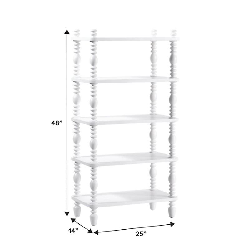 White Vivienne Bookshelf
