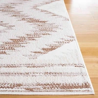 Taupe & Ivory Sanneke Diamond Runner, 2x8