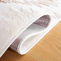 Taupe & Ivory Sanneke Diamond Square Rug, 6x6