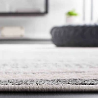 Ivory & Gray Gorete Geometric Area Rug