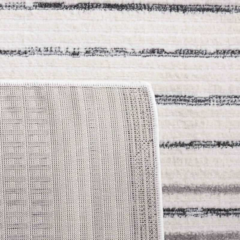 Ivory & Gray Gorete Geometric Area Rug