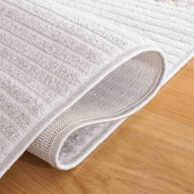 Ivory & Brown Albert Geometric Runner, 2x8