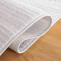 Ivory & Brown Albert Geometric Runner, 2x8